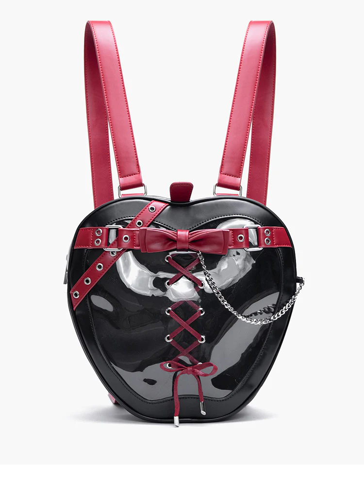 Gothic Style Apple-Shaped Ita Backpack - Image 23