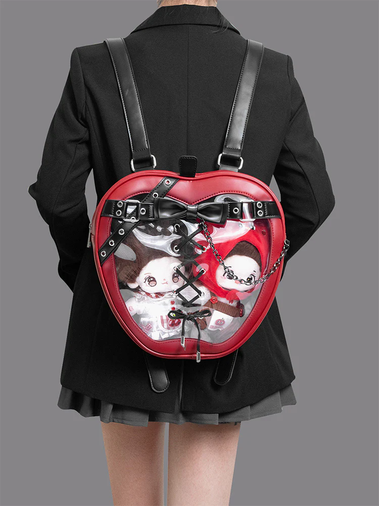 Gothic Style Apple-Shaped Ita Backpack - Image 4