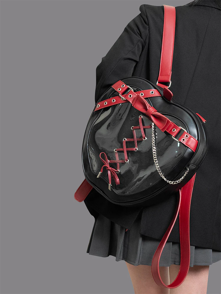 Gothic Style Apple-Shaped Ita Backpack - Image 5