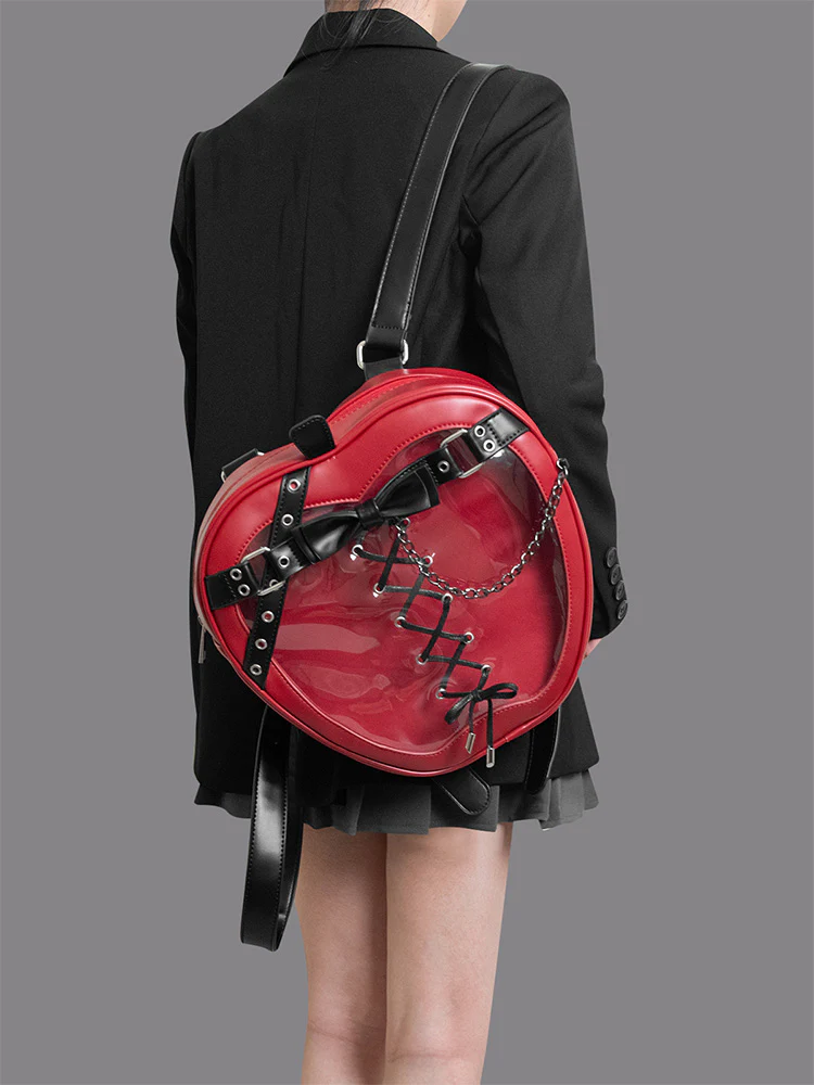 Gothic Style Apple-Shaped Ita Backpack - Image 7