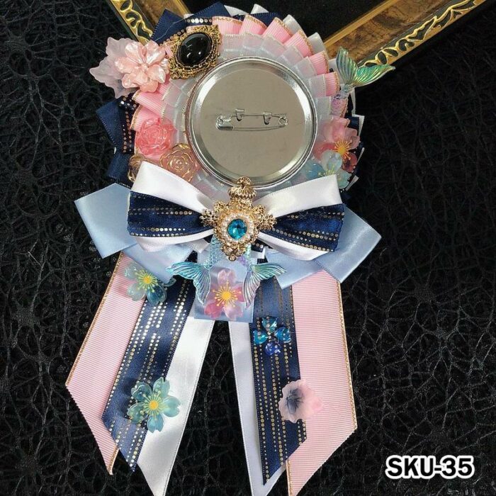 Ita Bag Rosette Ribbon Badge Display 75mm - Image 35