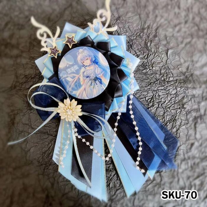 Ita Bag Rosette Ribbon Badge Display 75mm - Image 70