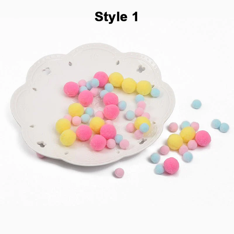 DIY Multicolor Pompom Hairball - Ita bag Decorations - Image 5