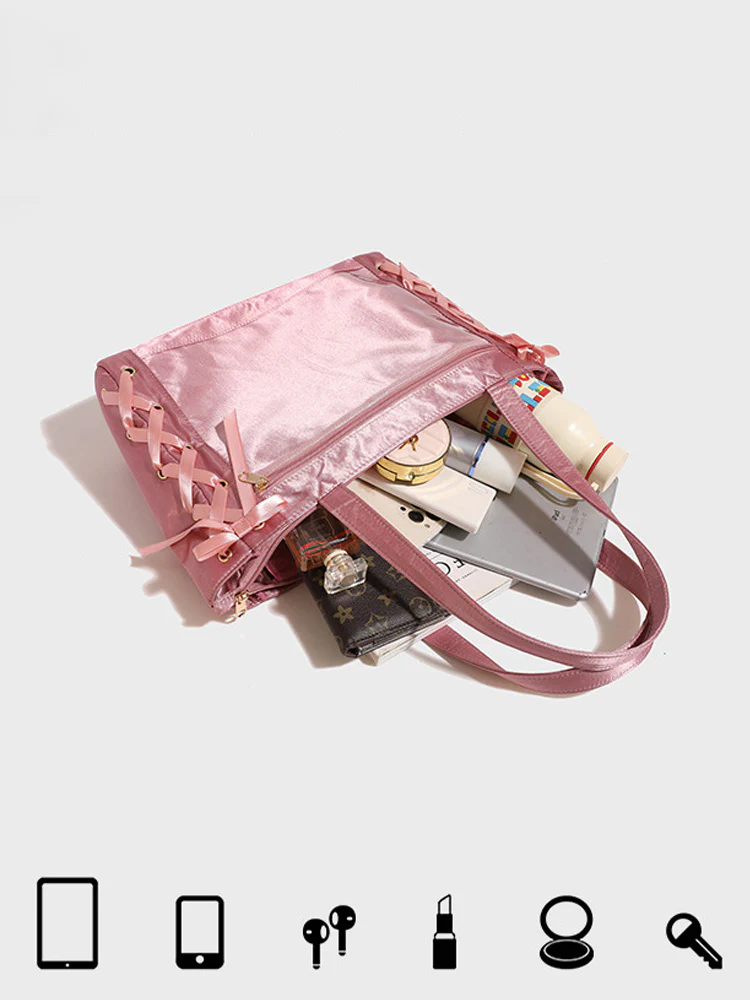 Japanese Lace-Up Ita Bag - Image 7