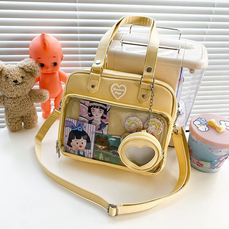 Kawaii Candy Color Ita JK Lolita PU Crossbody Shoulder Bag - Image 10
