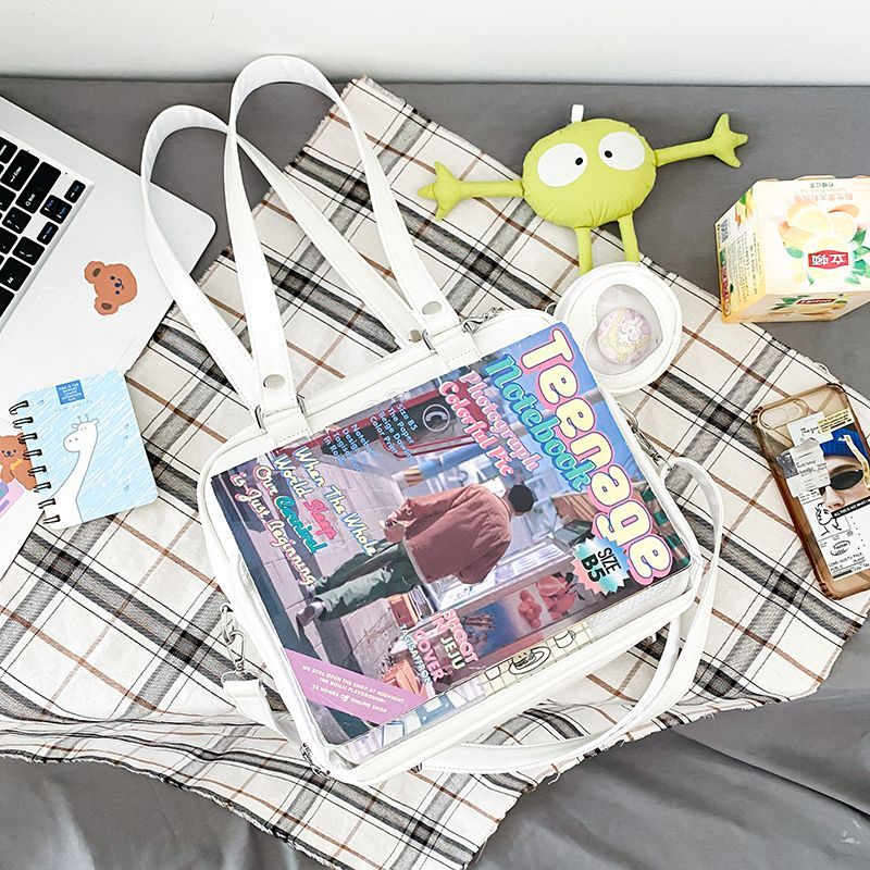 Kawaii Candy Color Ita JK Lolita PU Crossbody Shoulder Bag - Image 17