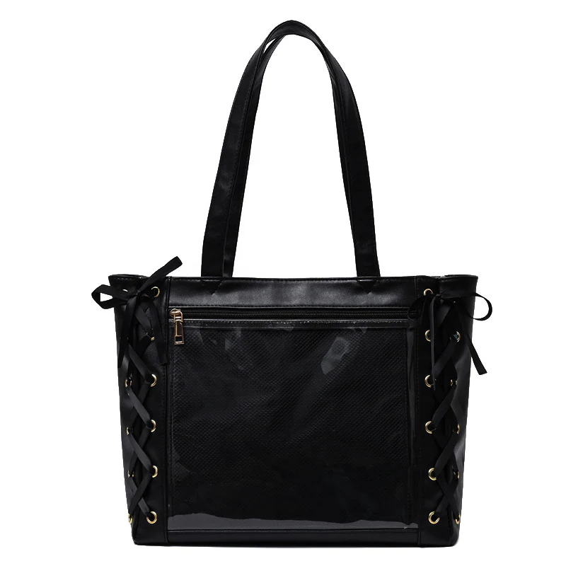 Large Capacity Ribbon Bow Ita Tote Bag - Image 21