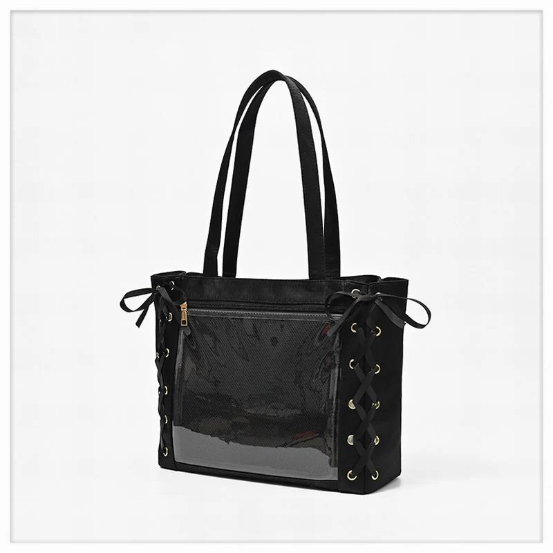 Large Capacity Ribbon Bow Ita Tote Bag - Image 23