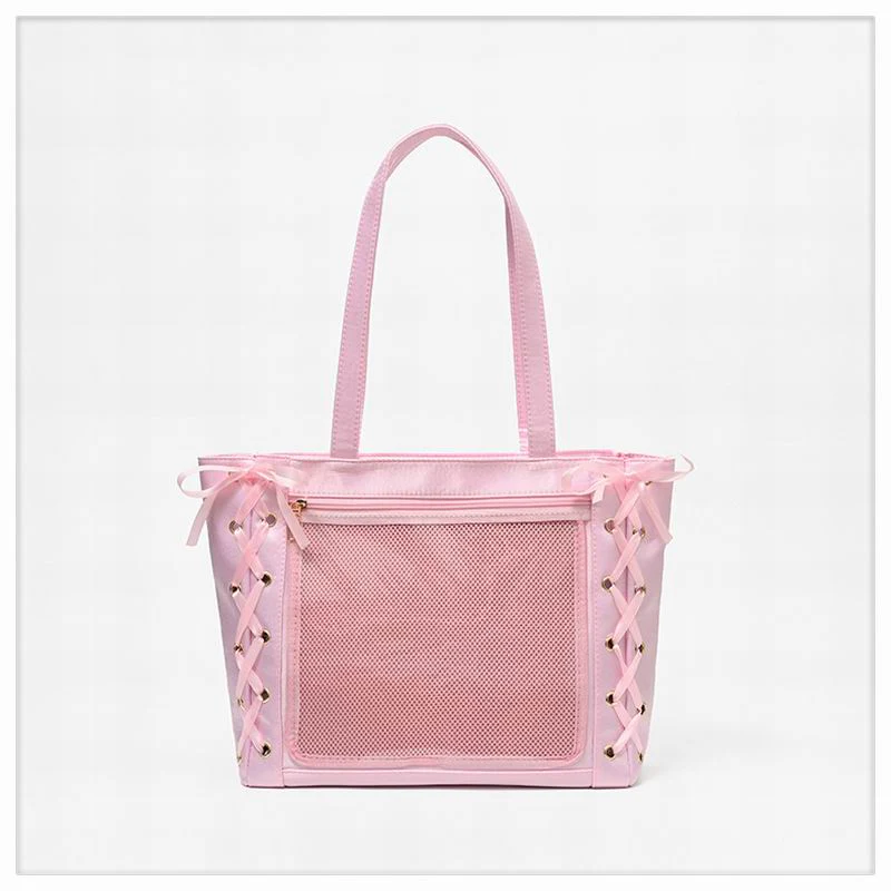Large Capacity Ribbon Bow Ita Tote Bag - Image 27