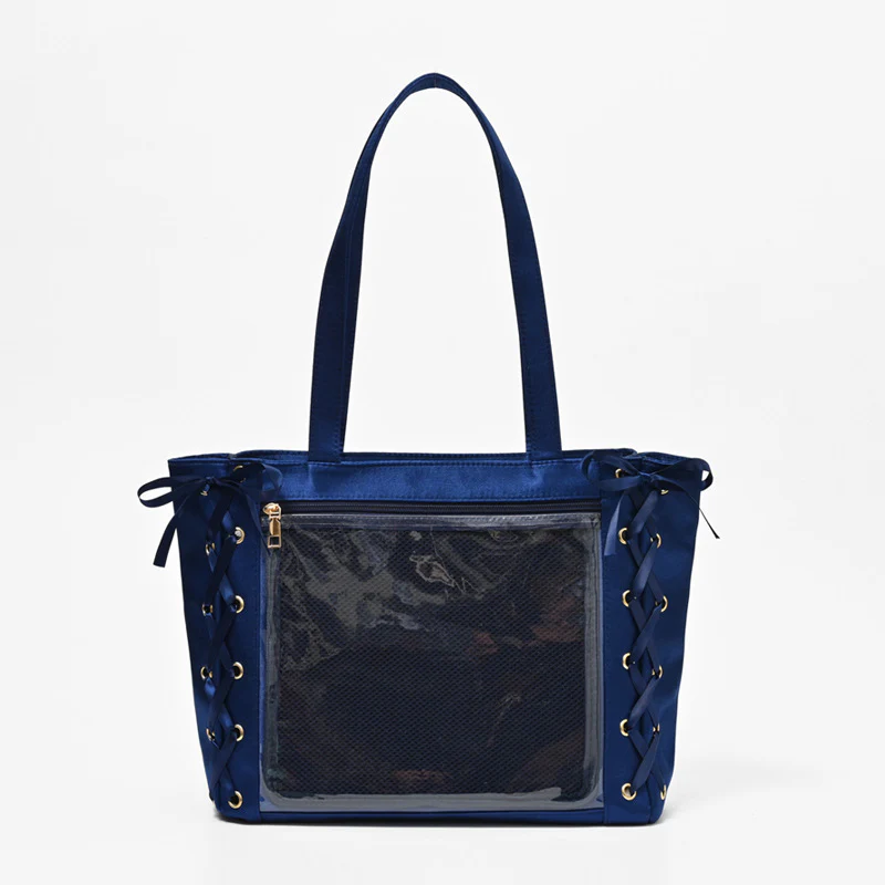 Large Capacity Ribbon Bow Ita Tote Bag - Image 29