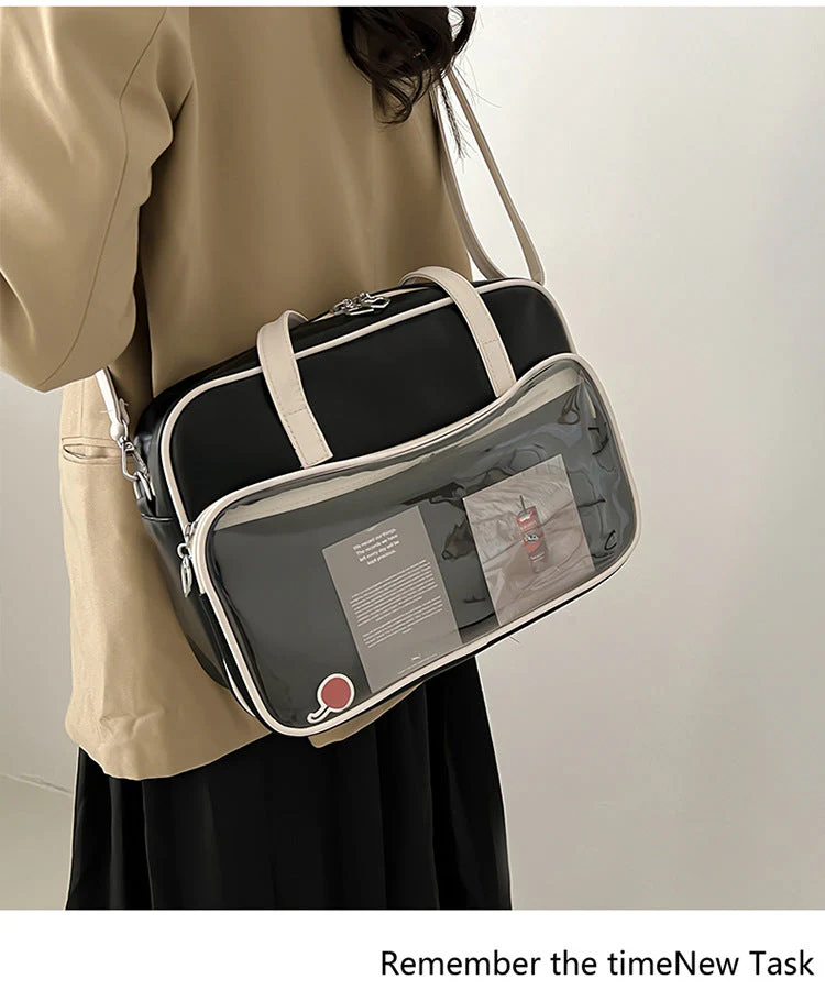 Kawaii Ita Crossbody Shoulder Women Transparent JK Bag Handbags - Image 21