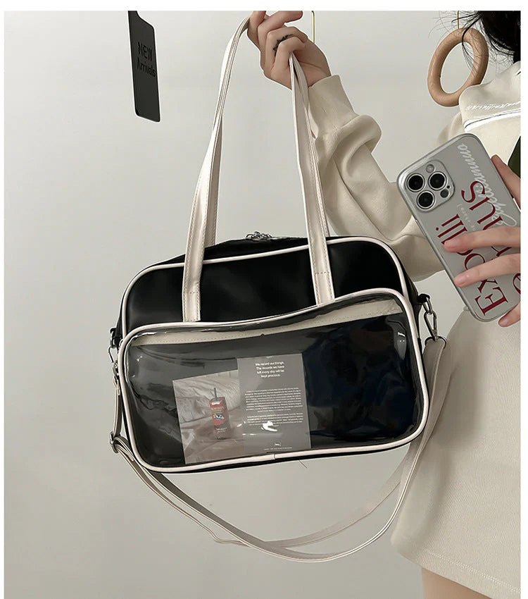 Kawaii Ita Crossbody Shoulder Women Transparent JK Bag Handbags - Image 23
