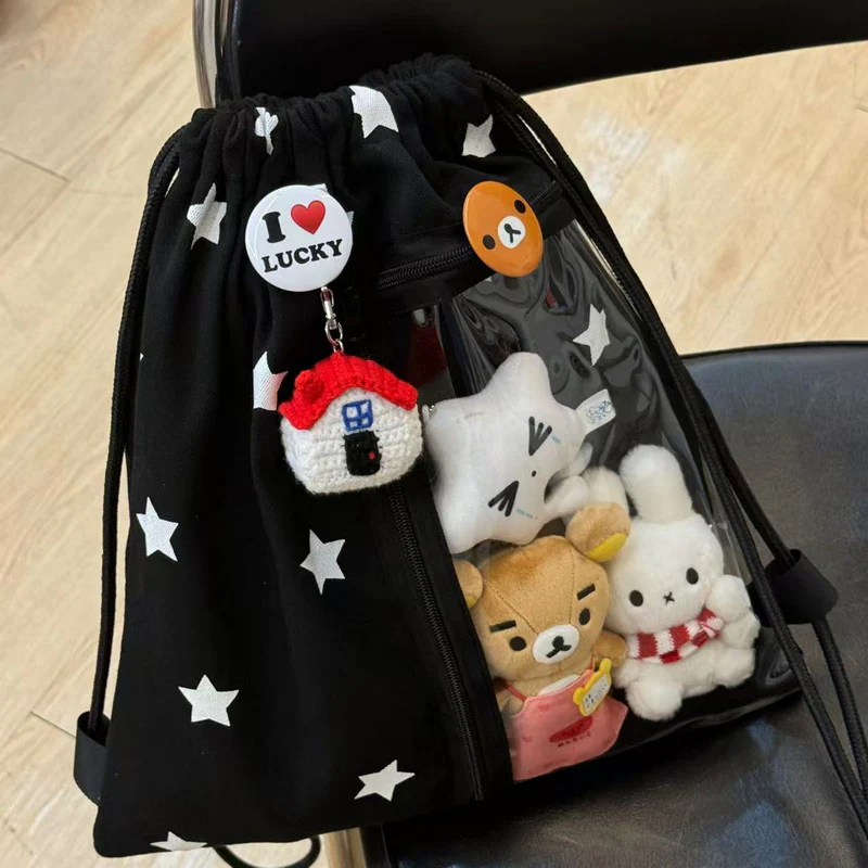 Large-Capacity Star Drawstring Ita Bag - Image 10