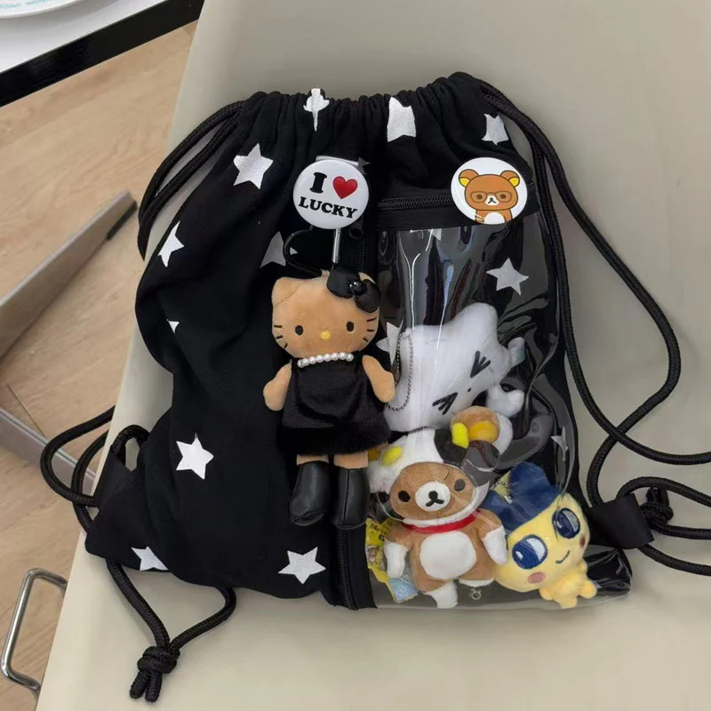 Large-Capacity Star Drawstring Ita Bag - Image 16