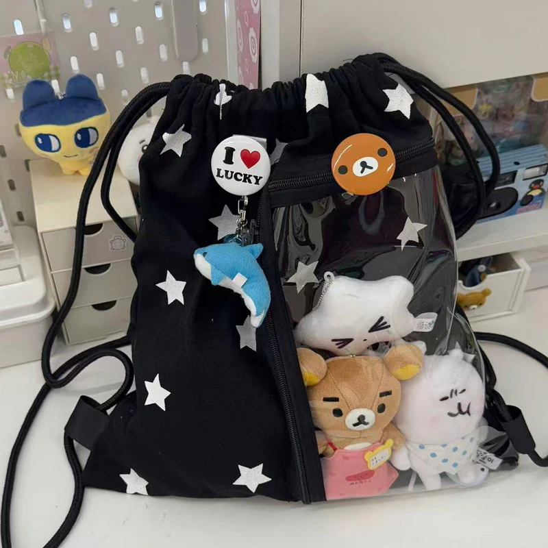 Large-Capacity Star Drawstring Ita Bag - Image 23