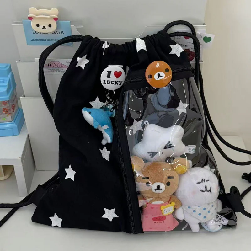 Large-Capacity Star Drawstring Ita Bag - Image 26