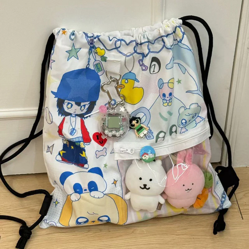 Large-Capacity Star Drawstring Ita Bag - Image 3