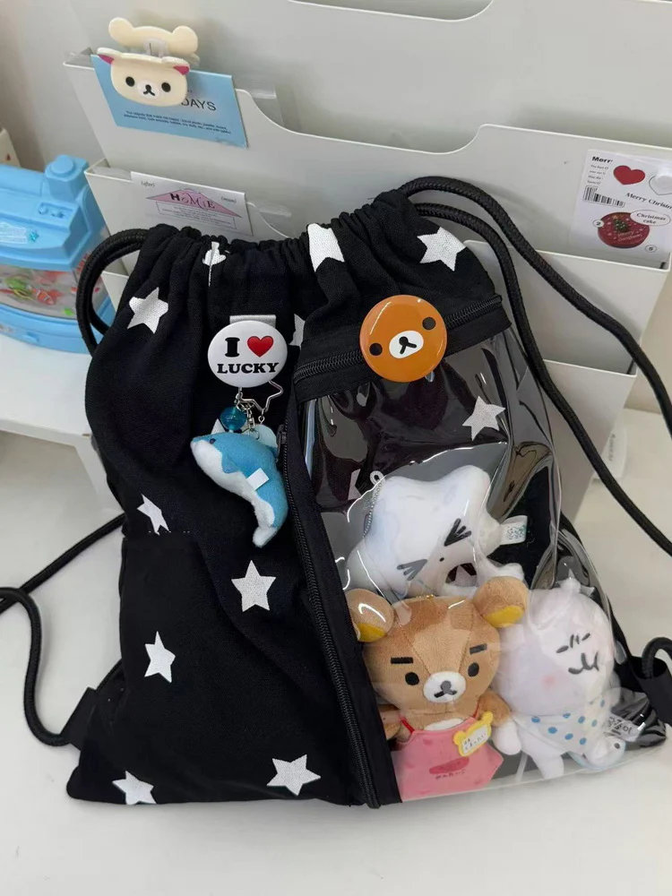 Large-Capacity Star Drawstring Ita Bag - Image 42
