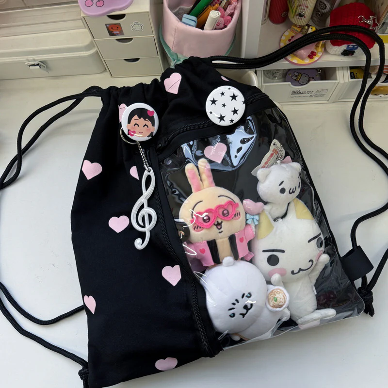 Large-Capacity Star Drawstring Ita Bag - Image 5