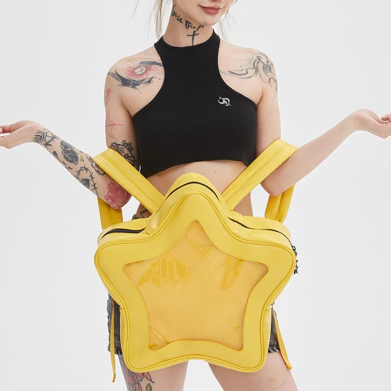 Large Capacity Star Shape Ita Backpack - Image 5