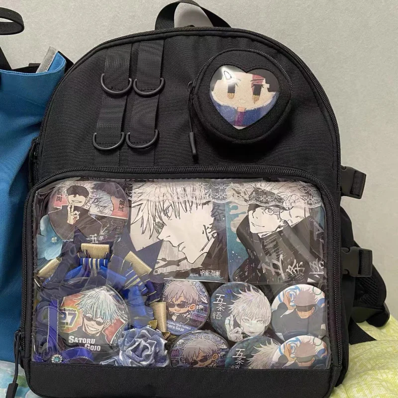 Large Lolita Double Clear Windows Kawaii Anime Backpack - Image 8