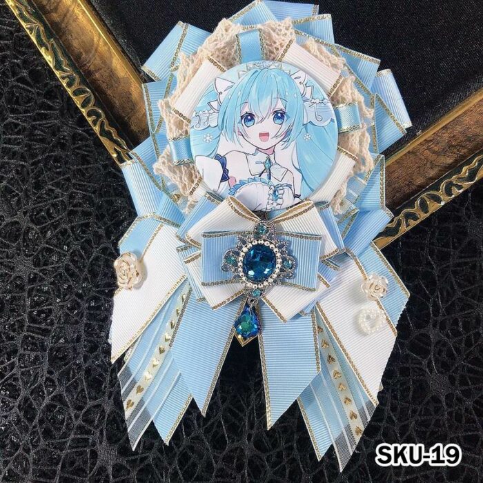 Handmade Ita Bag Rosette Ribbon Accessory Ornament 58mm - Image 19