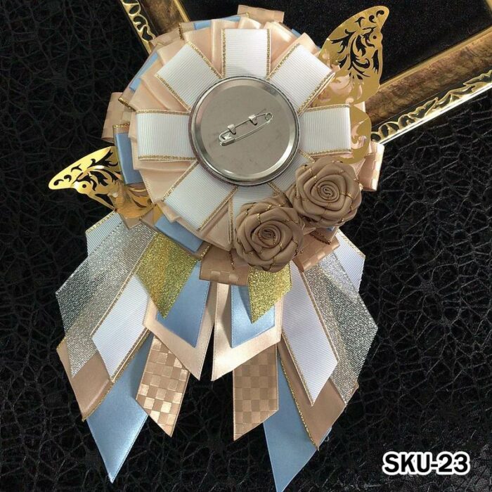 Handmade Ita Bag Rosette Ribbon Accessory Ornament 58mm - Image 23