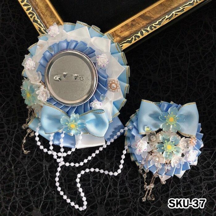 Handmade Ita Bag Rosette Ribbon Accessory Ornament 58mm - Image 37