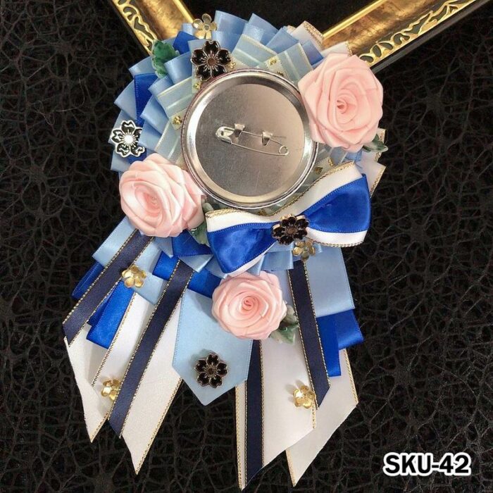Handmade Ita Bag Rosette Ribbon Accessory Ornament 58mm - Image 42