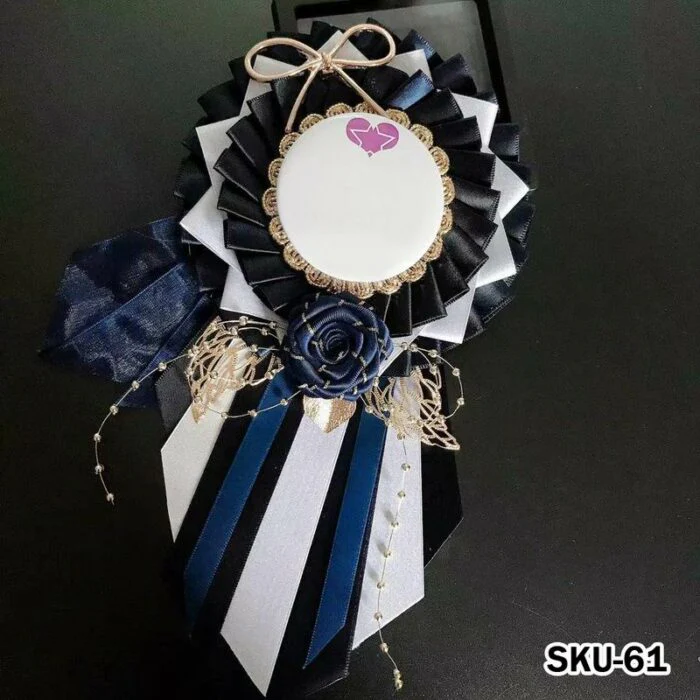Handmade Ita Bag Rosette Ribbon Accessory Ornament 58mm - Image 61