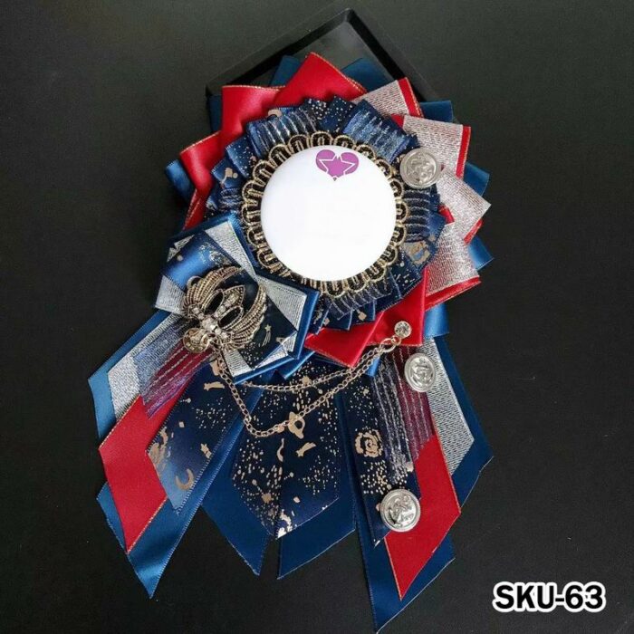 Handmade Ita Bag Rosette Ribbon Accessory Ornament 58mm - Image 63