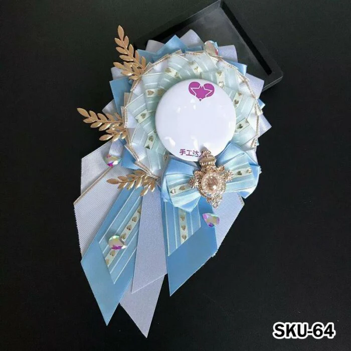 Handmade Ita Bag Rosette Ribbon Accessory Ornament 58mm - Image 64