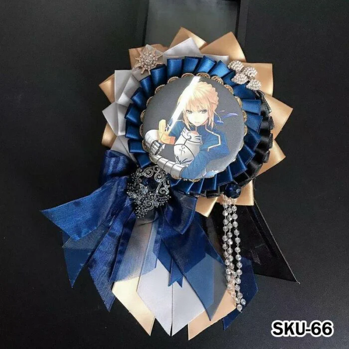 Handmade Ita Bag Rosette Ribbon Accessory Ornament 58mm - Image 66
