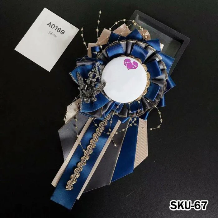 Handmade Ita Bag Rosette Ribbon Accessory Ornament 58mm - Image 67
