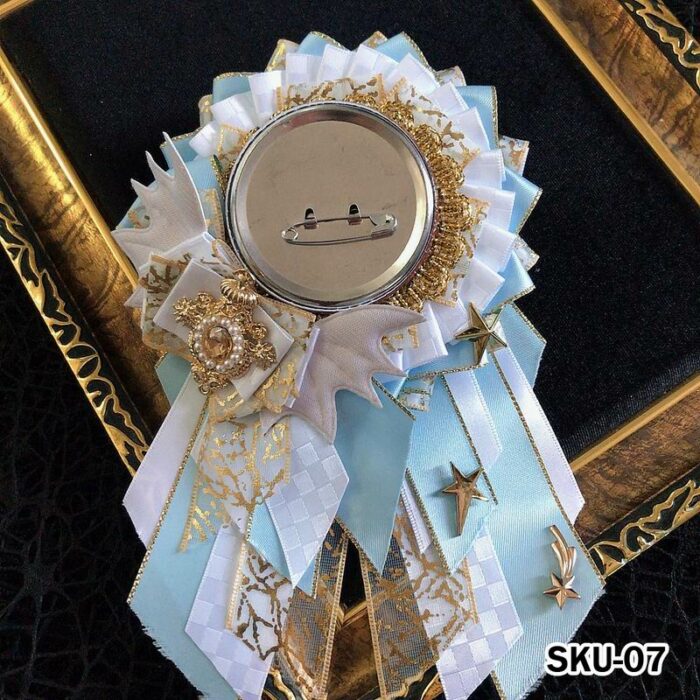 Handmade Ita Bag Rosette Ribbon Accessory Ornament 58mm - Image 7