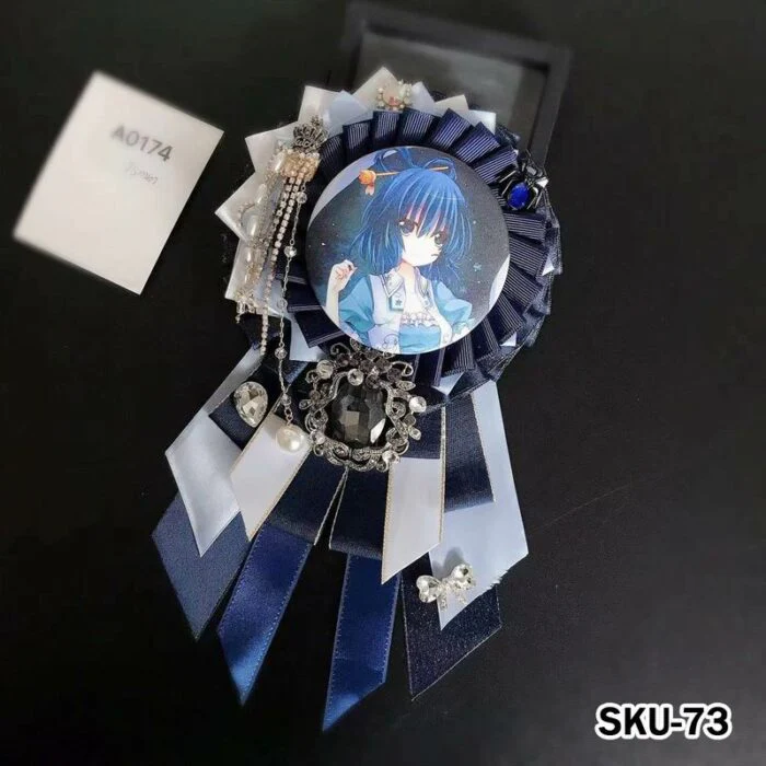 Handmade Ita Bag Rosette Ribbon Accessory Ornament 58mm - Image 73