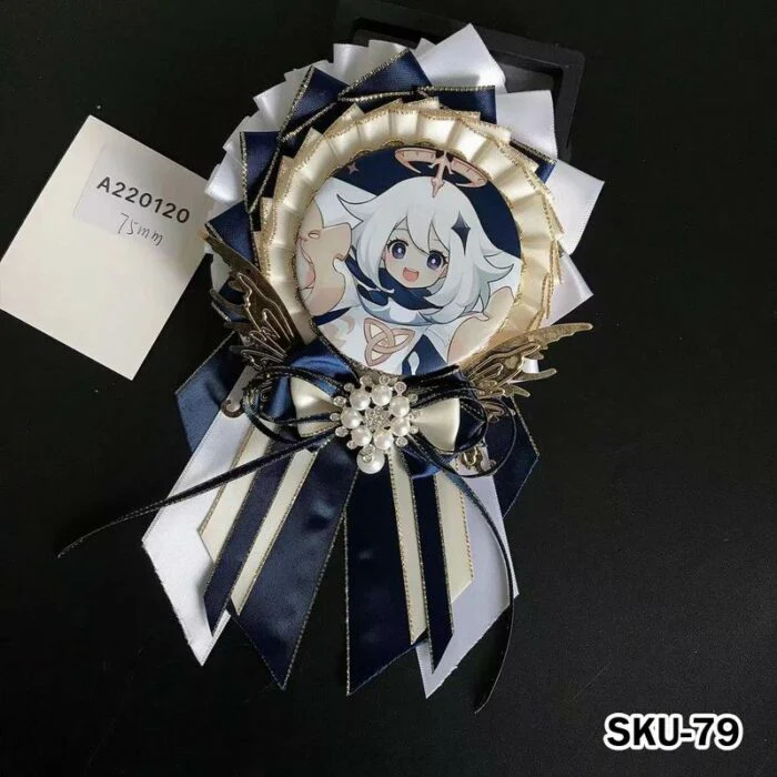 Handmade Ita Bag Rosette Ribbon Accessory Ornament 58mm - Image 79