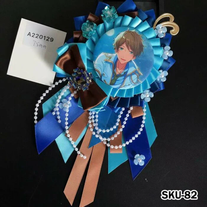 Handmade Ita Bag Rosette Ribbon Accessory Ornament 58mm - Image 82