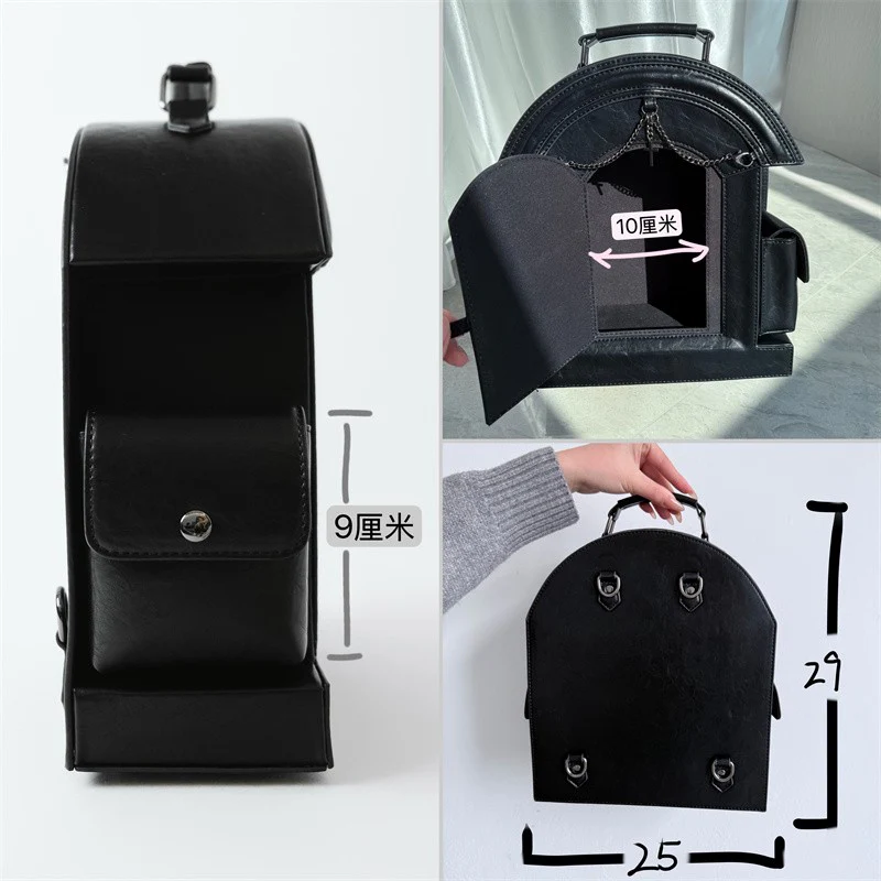 Lolita Gothic Skull Tombstone Ita Bag & Doll Bag - Image 8
