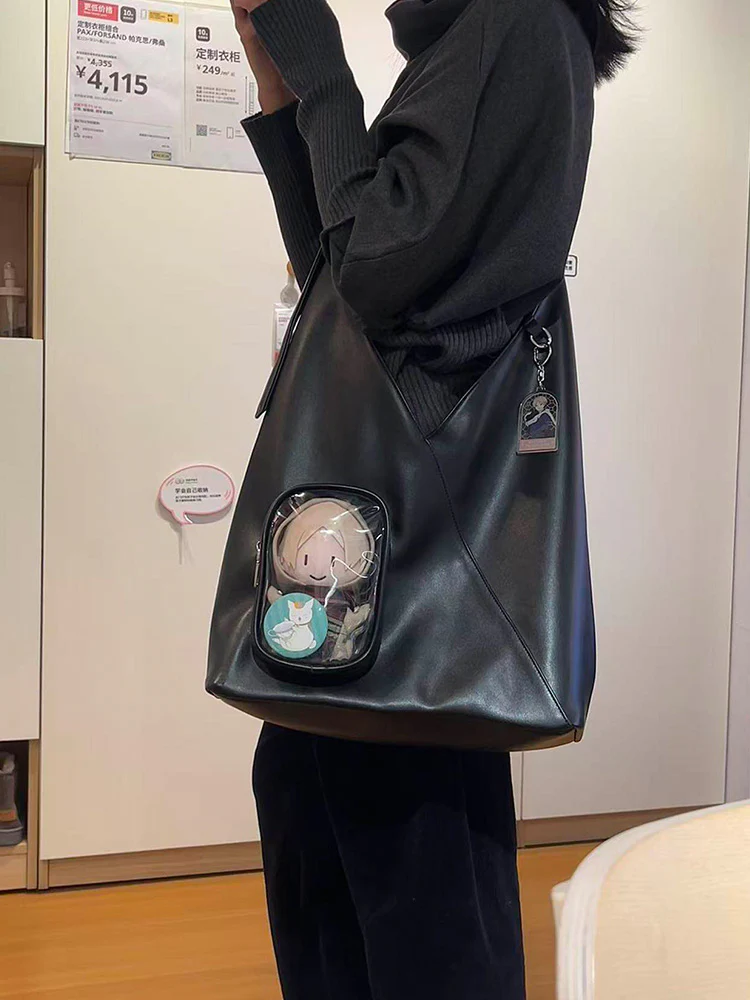 Minimalist Triangle-Design Ita Shoulder Bag - Image 3