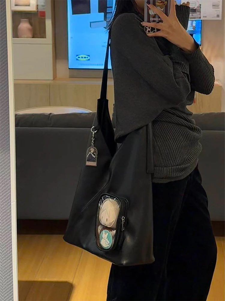 Minimalist Triangle-Design Ita Shoulder Bag - Image 4