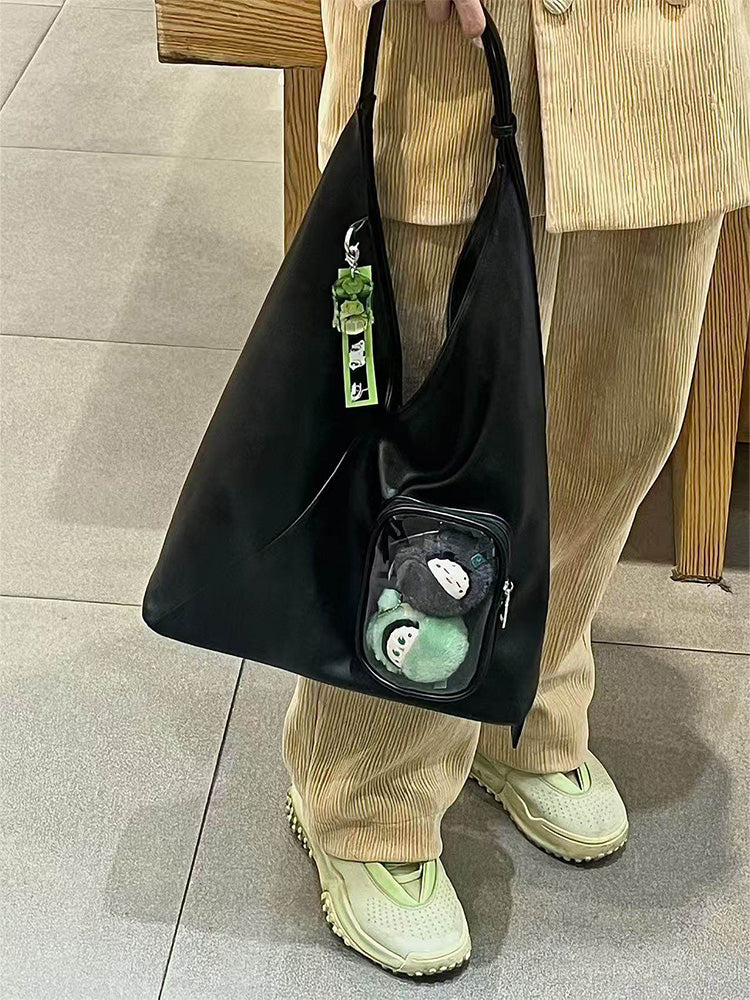 Minimalist Triangle-Design Ita Shoulder Bag - Image 5