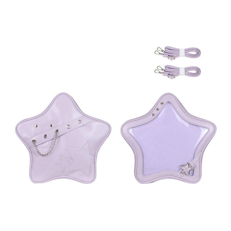 Y2K Star Shaped Ita Bag Backpack - Image 12