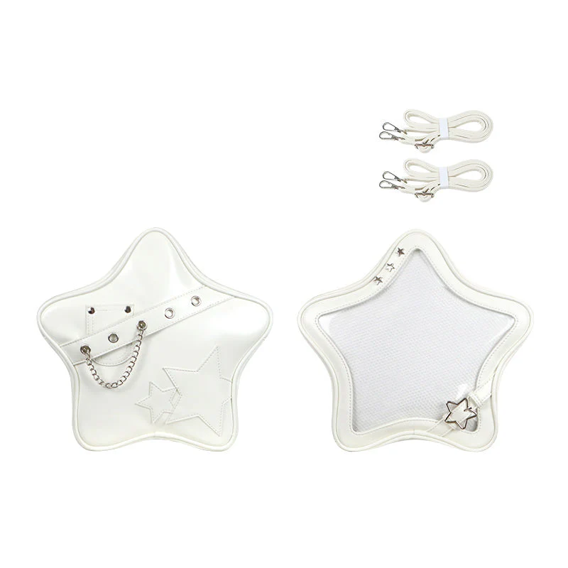 Y2K Star Shaped Ita Bag Backpack - Image 13