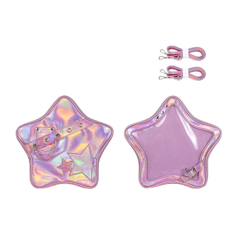 Y2K Star Shaped Ita Bag Backpack - Image 7
