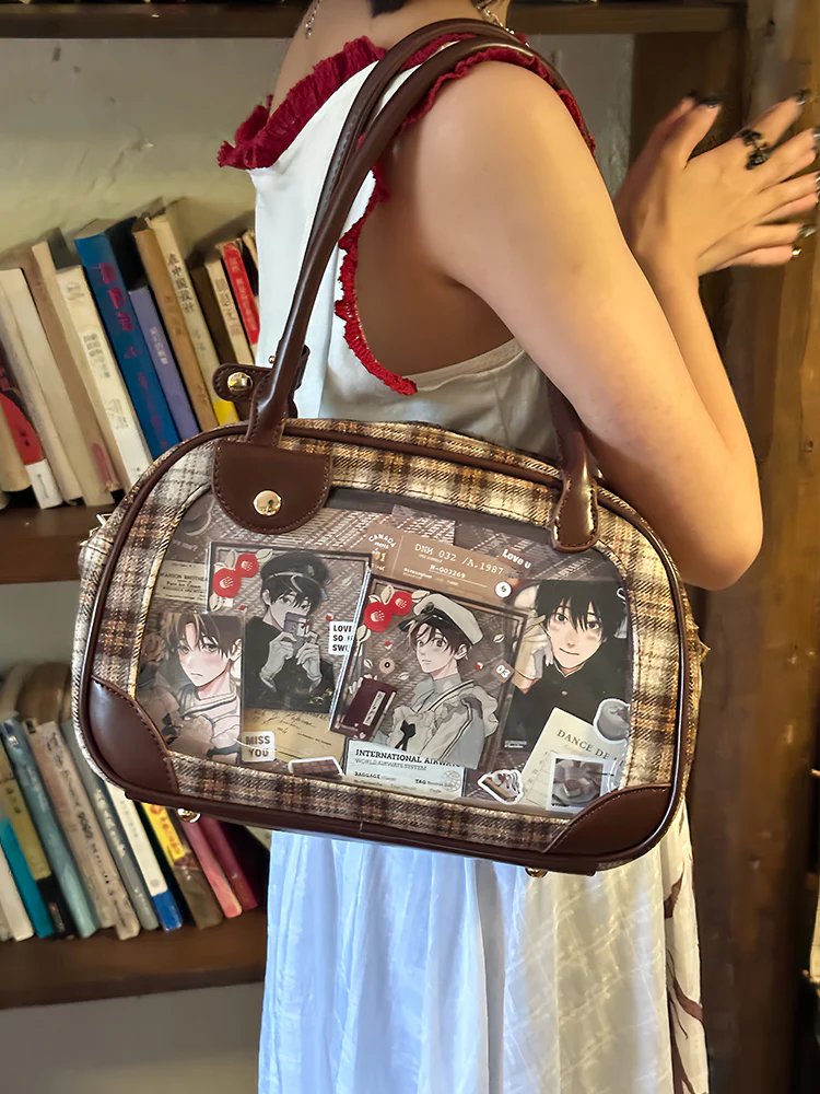 Pu Handbag Crossbody Daily Ita Bag Pin Bag 20cm Doll Bag - Image 15