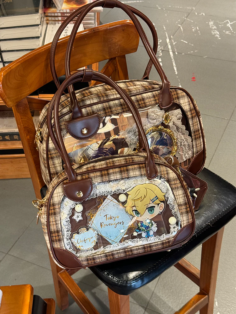 Pu Handbag Crossbody Daily Ita Bag Pin Bag 20cm Doll Bag - Image 18
