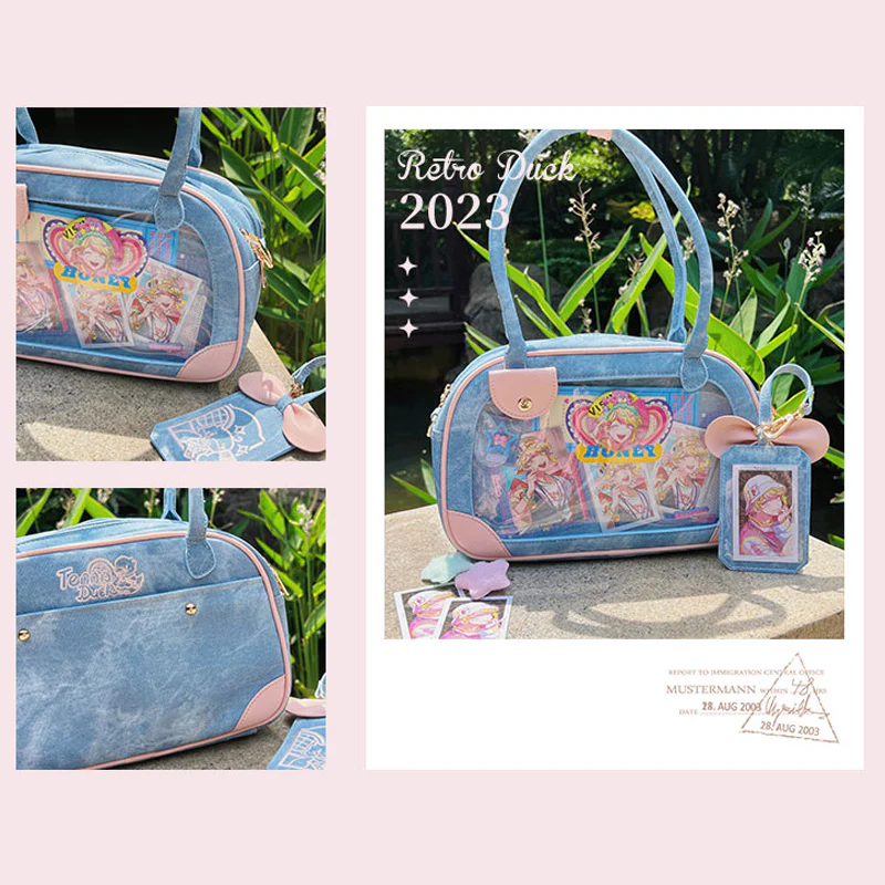 Pu Handbag Crossbody Daily Ita Bag Pin Bag 20cm Doll Bag - Image 27