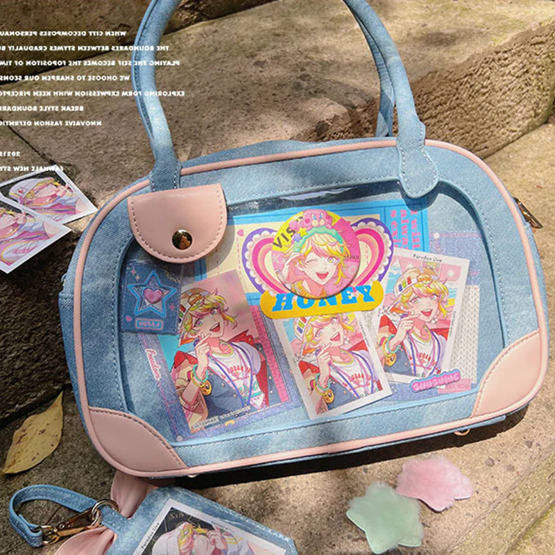 Pu Handbag Crossbody Daily Ita Bag Pin Bag 20cm Doll Bag - Image 29