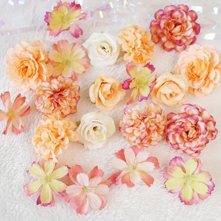 Rose Silk Flower Combination Ita Bag Accessories - Image 13